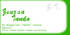 zsuzsa tanko business card